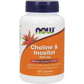 Cholin og Inositol Cholin & Inositol 100 kapsler NOW FOODS